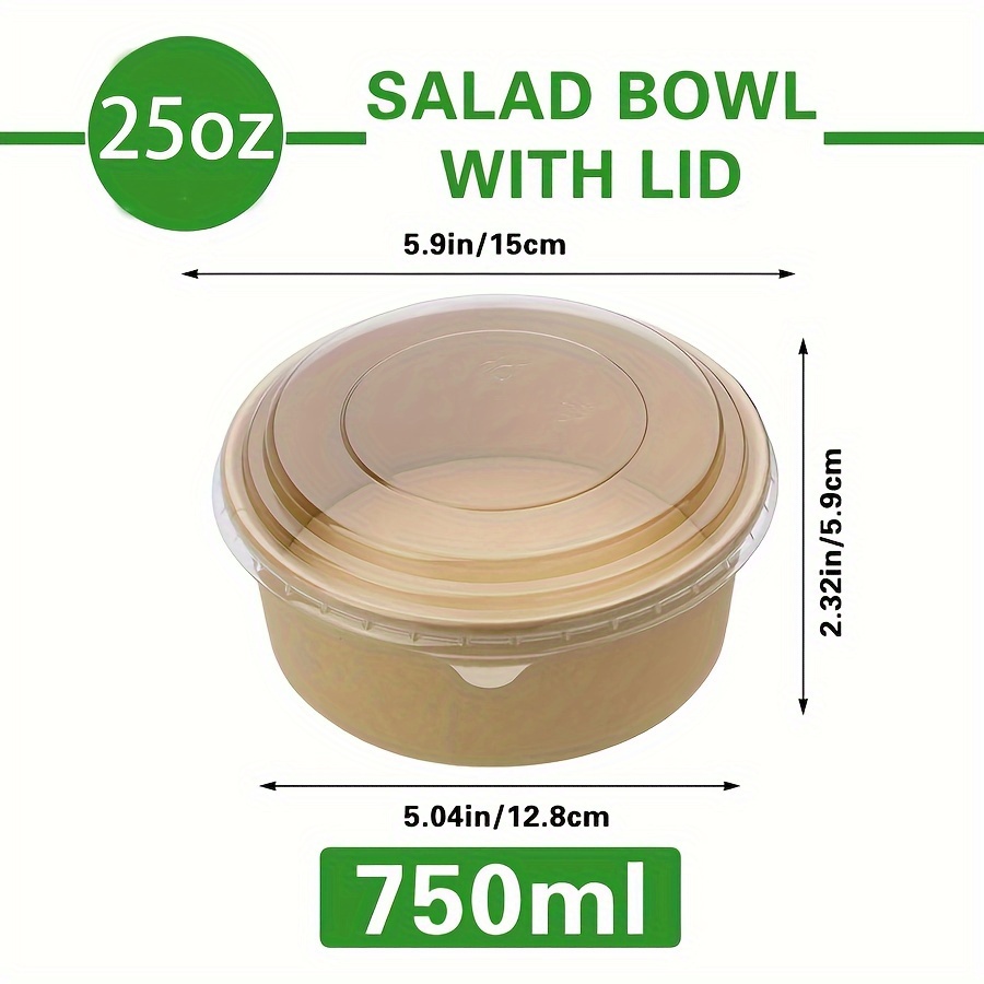 25Oz/750Ml 25/50 Pack Paper Bo - огляд і ціна Food Storage Lunch Box