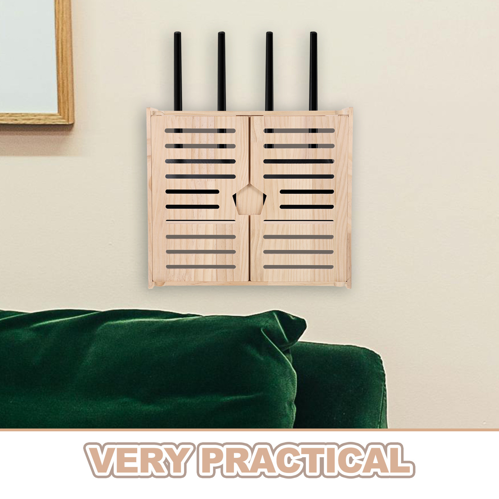 Natural Wood Router Storage Ca - огляд і ціна Food Storage Cabinet
