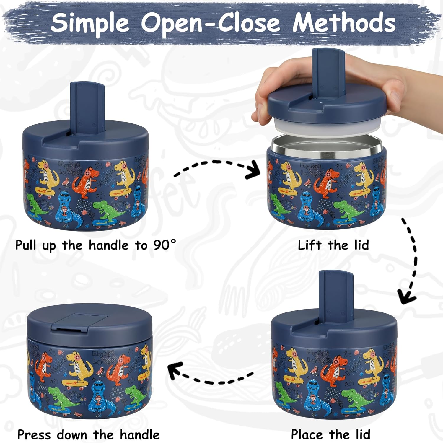12oz Insulated Vacuum Food Jar - огляд і ціна Food Storage Thermos