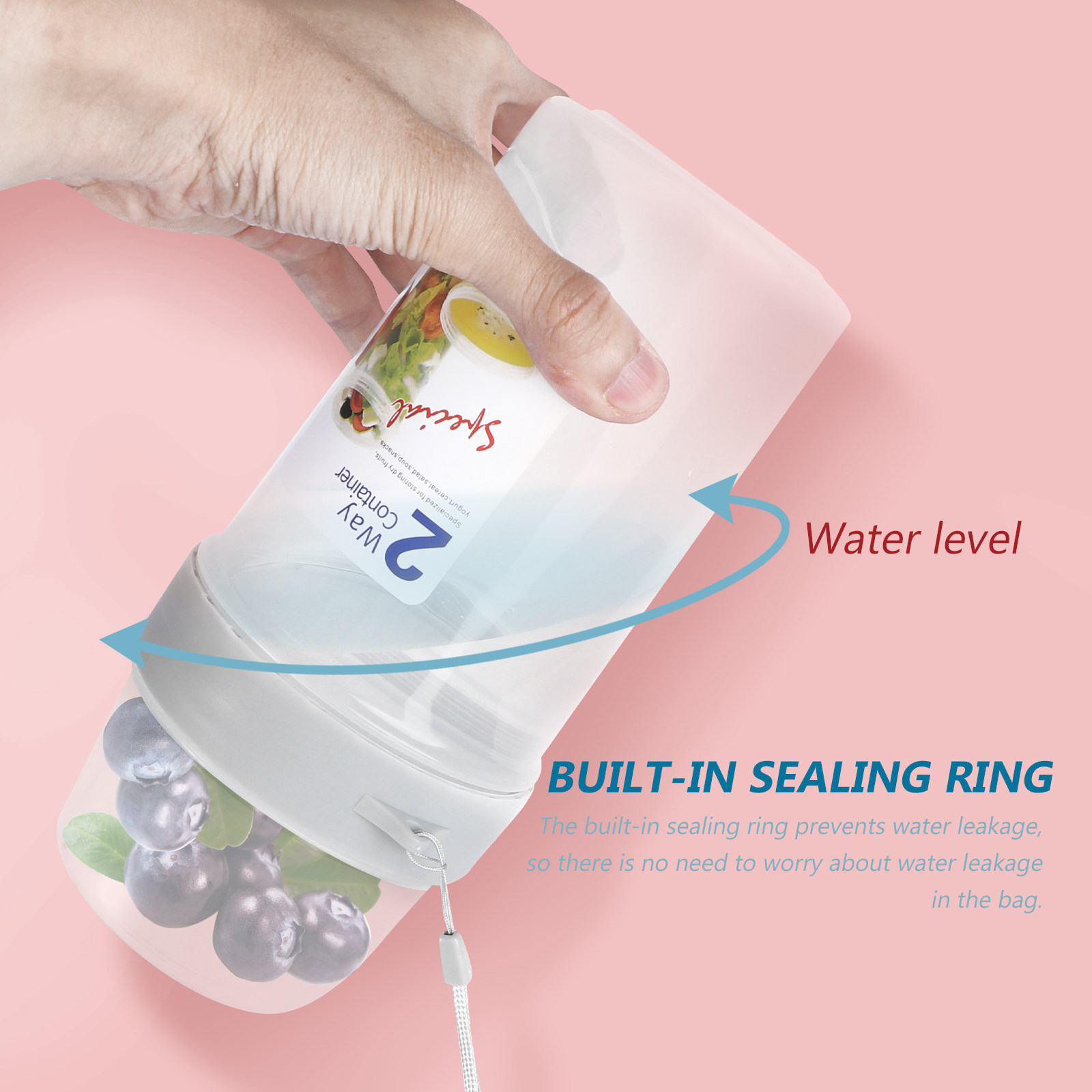 2Pcs Double Layer Sealing Stor - огляд і ціна Food Storage Lunch Box