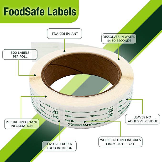 250pcs Food Labels for Contain - огляд і ціна Food Storage Expiration Dates