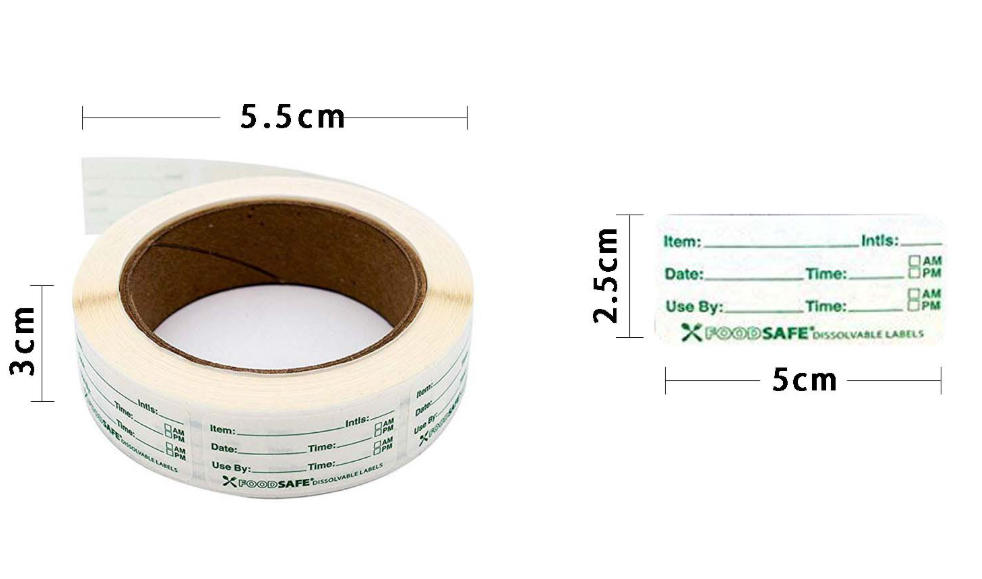 250pcs Food Labels for Contain - огляд і ціна Food Storage Expiration Dates