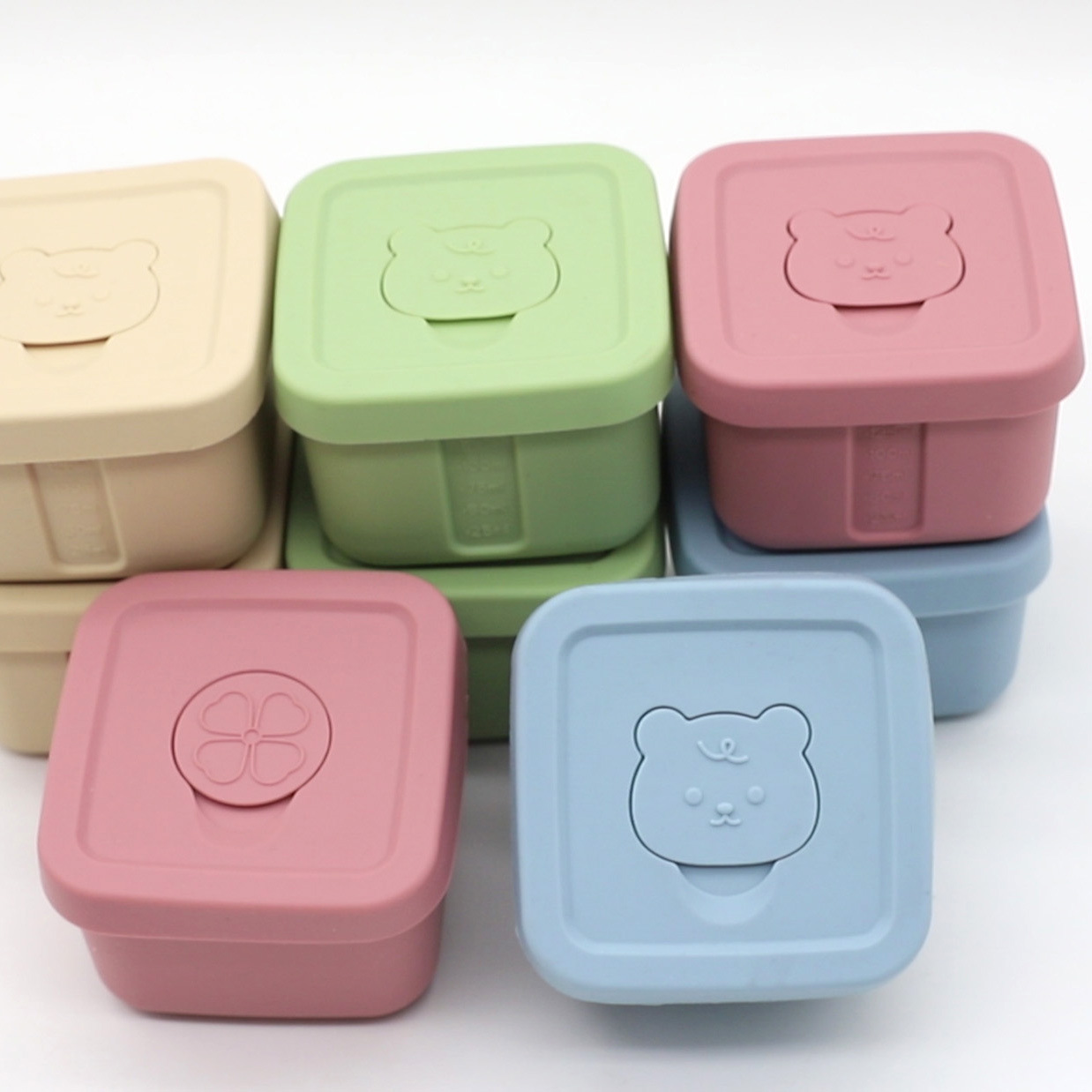 Silicone Food Supplement Box F - огляд і ціна Food Storage Lunch Box